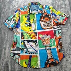 New Robert Graham Fiesta De Verano Mens XL Classic Fit Button Down Shirt